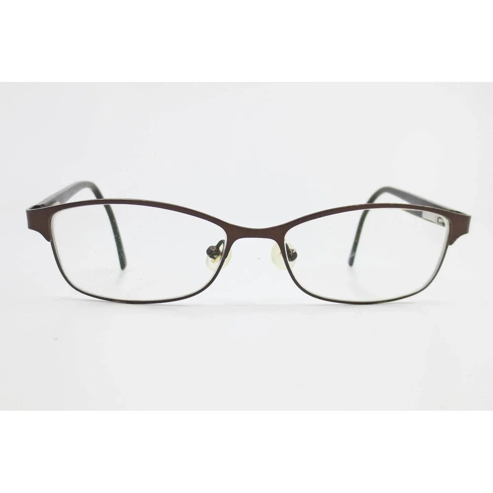 Alice & Frank AF308 BWN Brown Rectangular Eyeglasses Frames 140mm